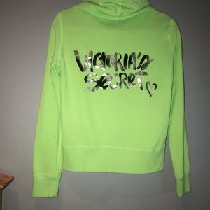 Victoria's Secret Jackets & Coats - Victoria’s Secret Neon ZIP Up Hoodie Jacket Victoria's Secret Jackets & Coats - Victoria’s Secret Neon ZIP Up Hoodie Jacket